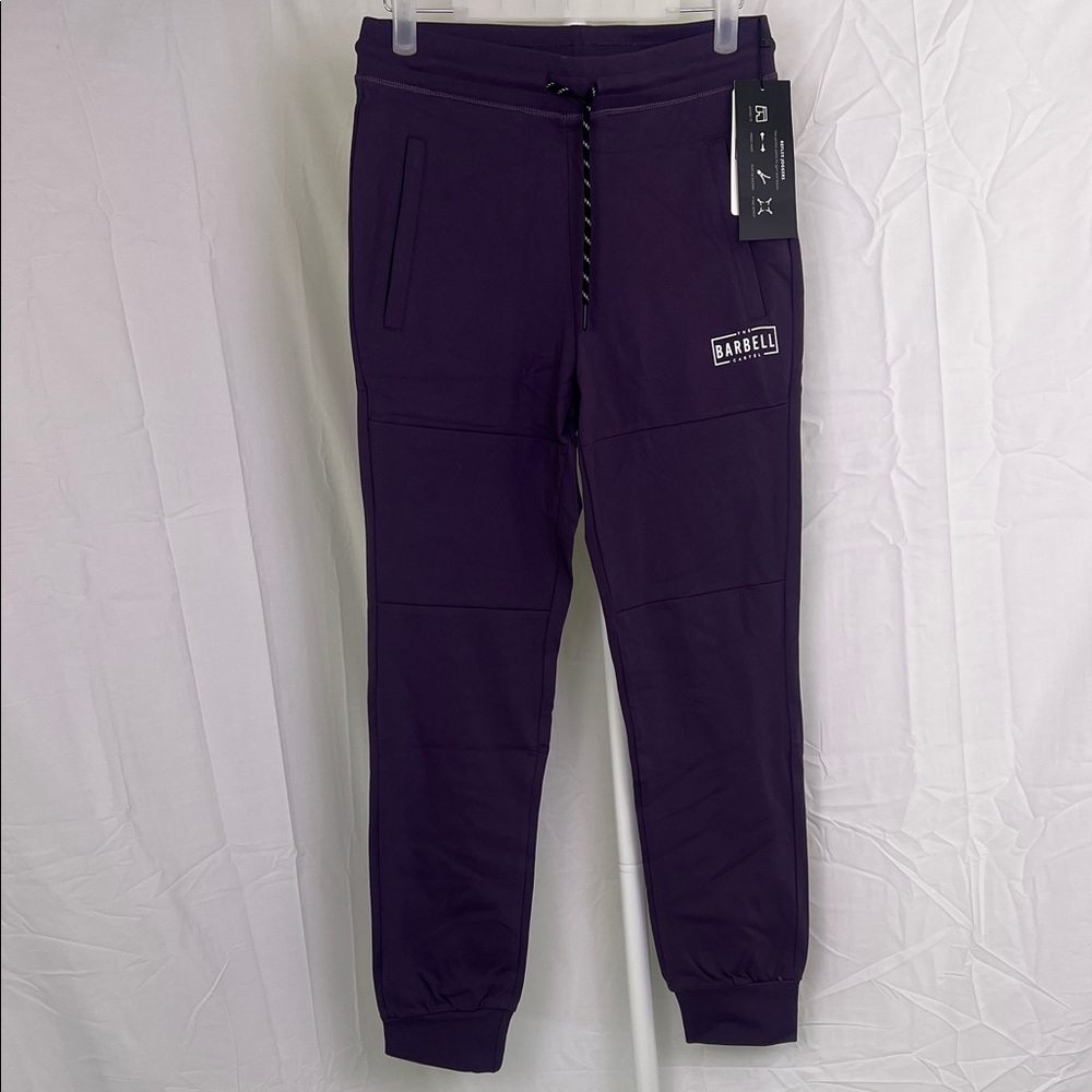 The barbell cartel purple reflex joggers size medium NWT.
